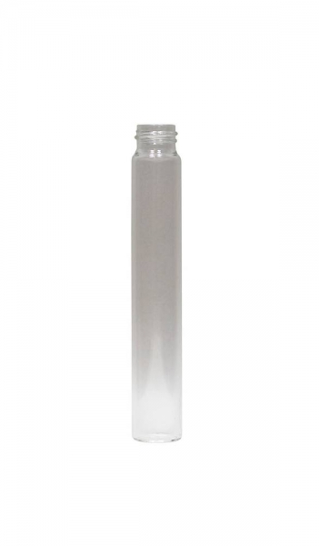 Reagenzglas 125x18mm, Mündung PP18, Boden flach  Lieferung ohne Verschluss, bitte bei Bedarf separat bestellen.